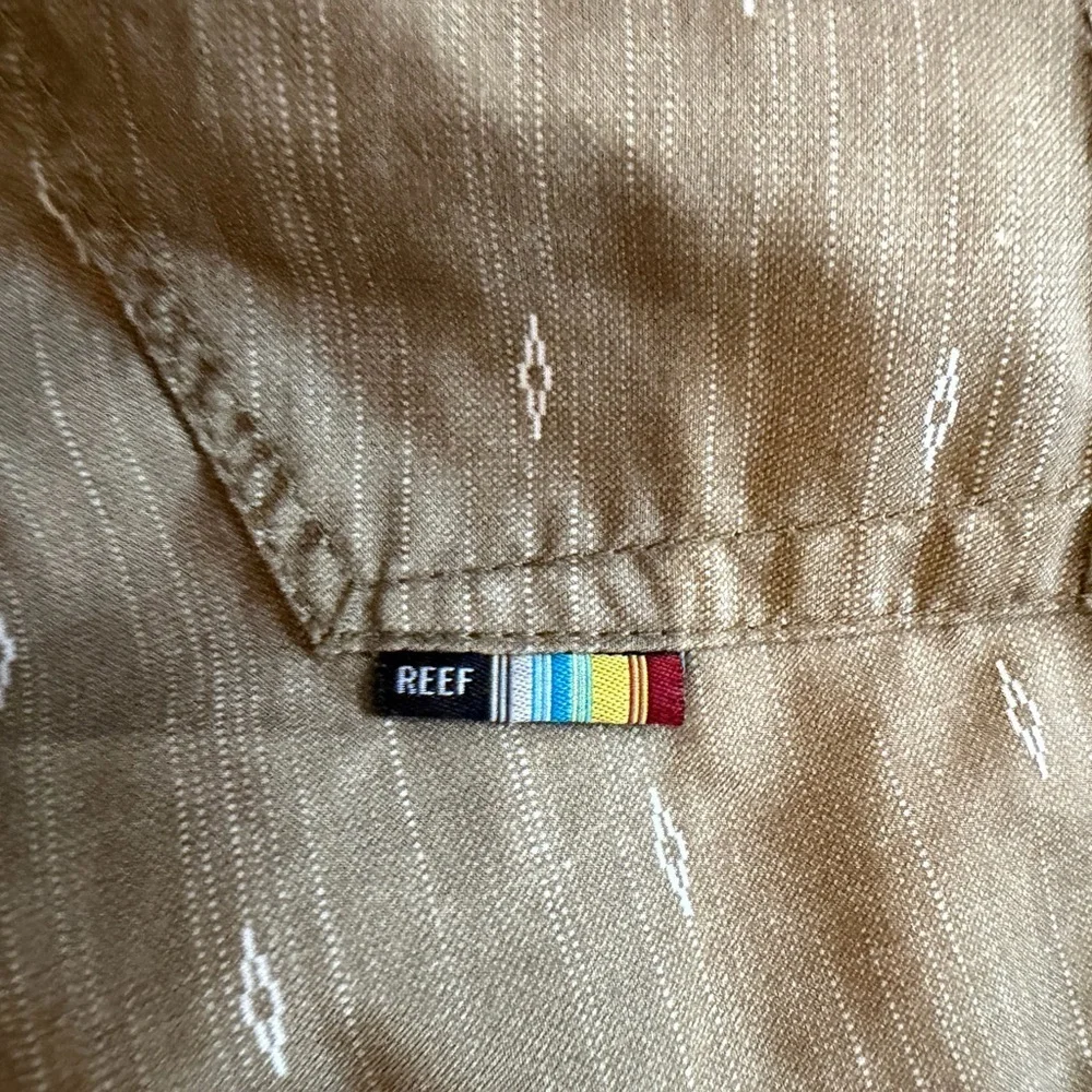 Reef Tan Flat Front Shorts